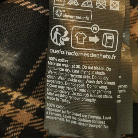 NEW ALLSAINTS Lily Cotton Check Shacket Dress SIZE UK12/US8#2491* - Picture 11 of 12